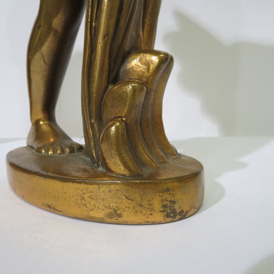 Pair American Art Deco Galvano Copper Electroformed Bookends